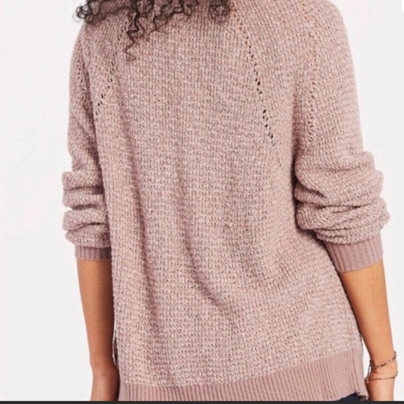 Free People By Your Side Sweater in Mauve - Picture 9 of 13